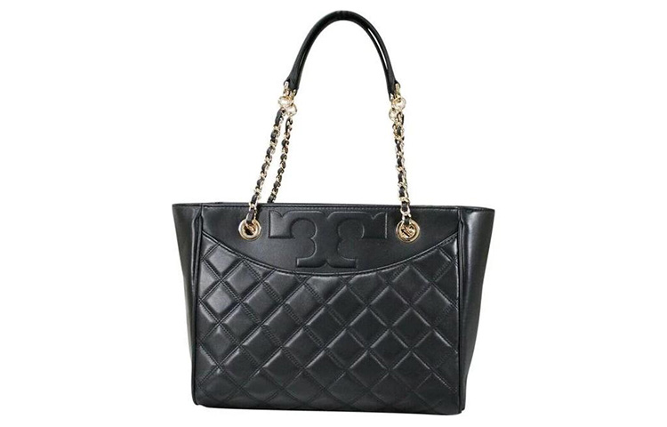 

TORY BURCH Кожаная стеганая сумка-шоппер