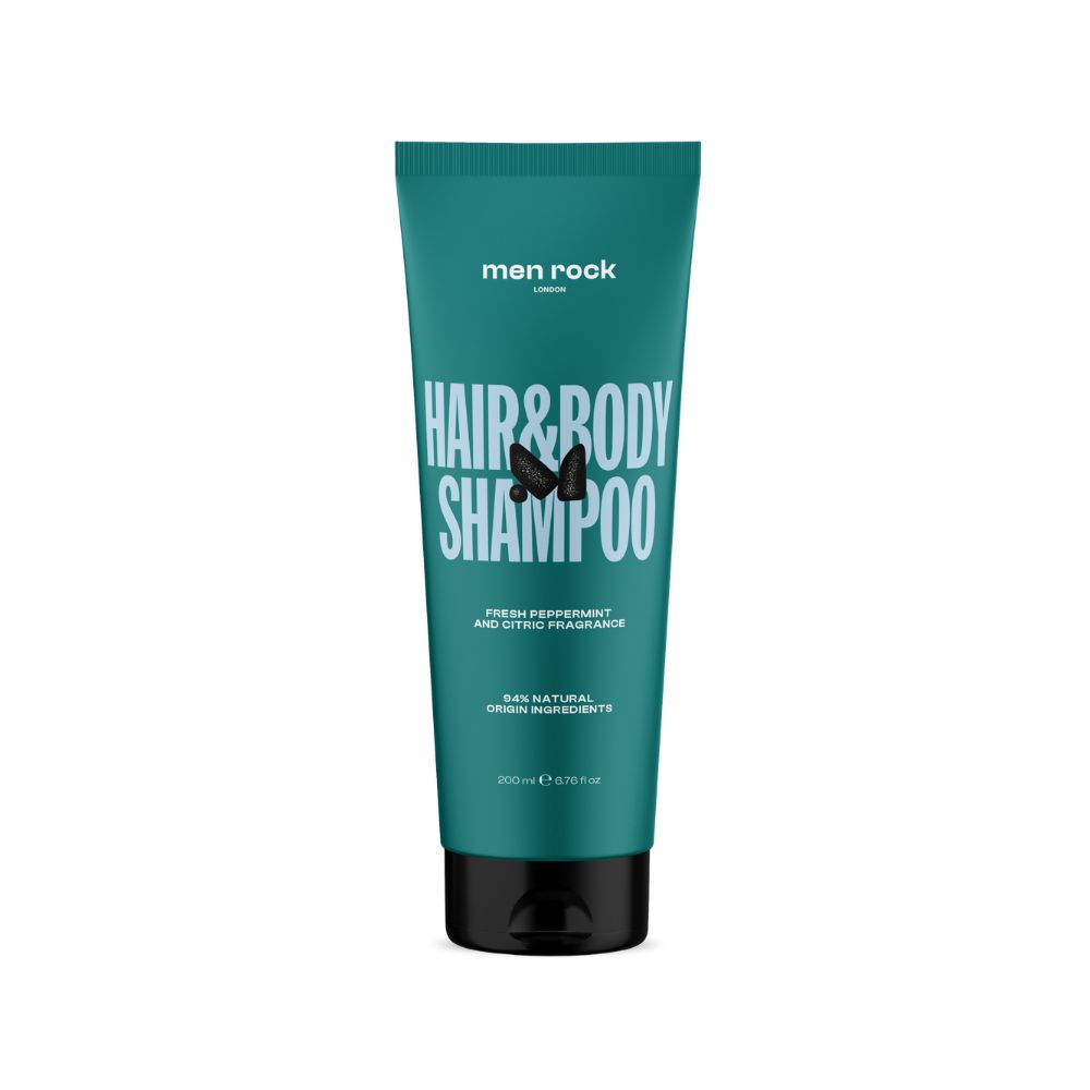 

Шампунь и гель для душа для мужчин hair & body shampoo Men Rock, 200 мл