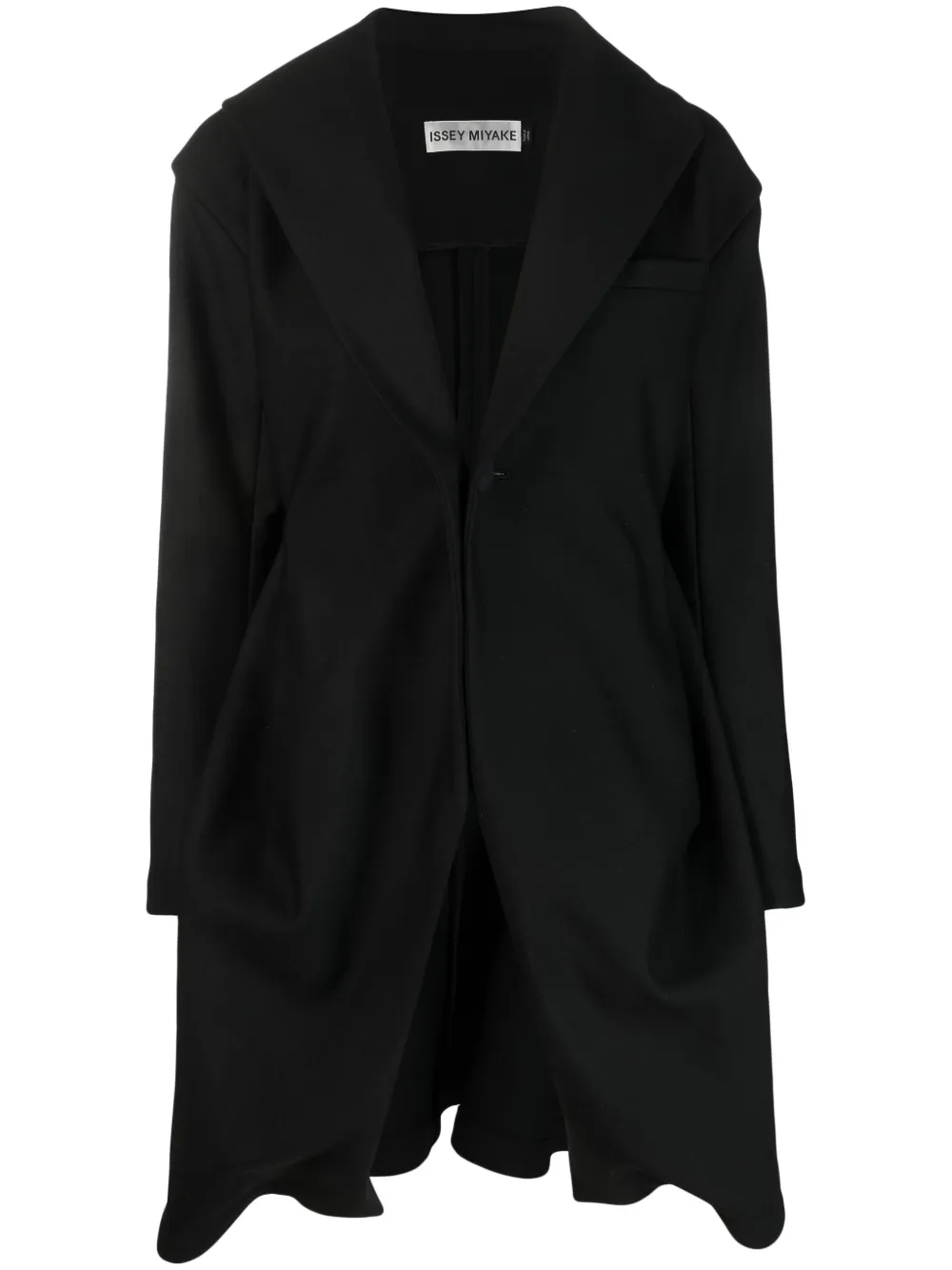 

Пальто оверсайз с длинными рукавами Issey Miyake, черный