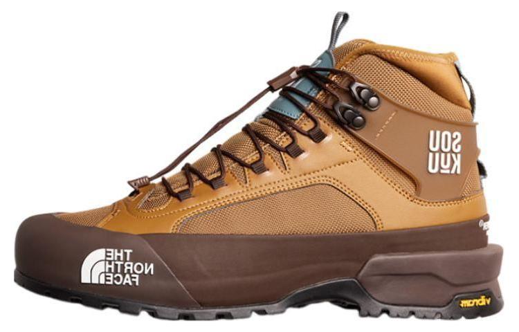 

THE NORTH FACE SOUKUU серия амортизирующие противоскользящие и износостойкие высокие уличные кроссовки мужские коричневые, цвет Brown