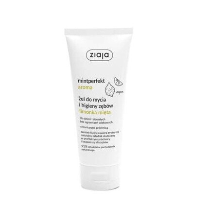 

Ziaja Mintperfekt Aroma Зубной гель для чистки и гигиены зубов Лаймовая мята, New1