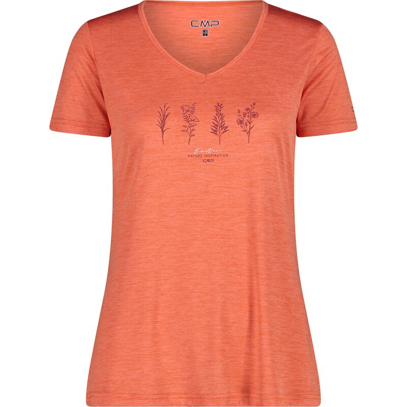 

Рубашка женская футболка Cmp, цвет bitter mel.