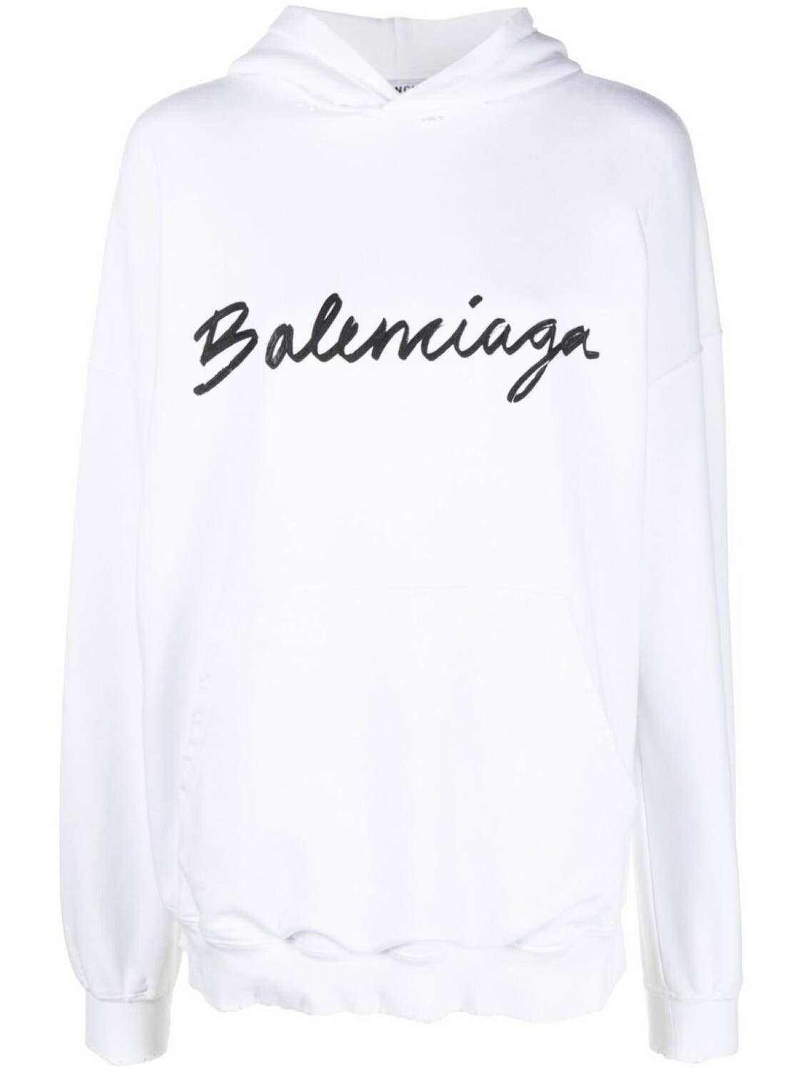 

Balenciaga худи с логотипом, белый