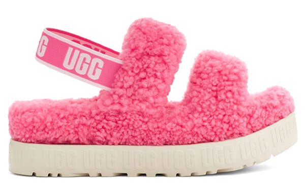 Сандалии oh fluffita 'pink rose' Ugg, розовый — фото 2
