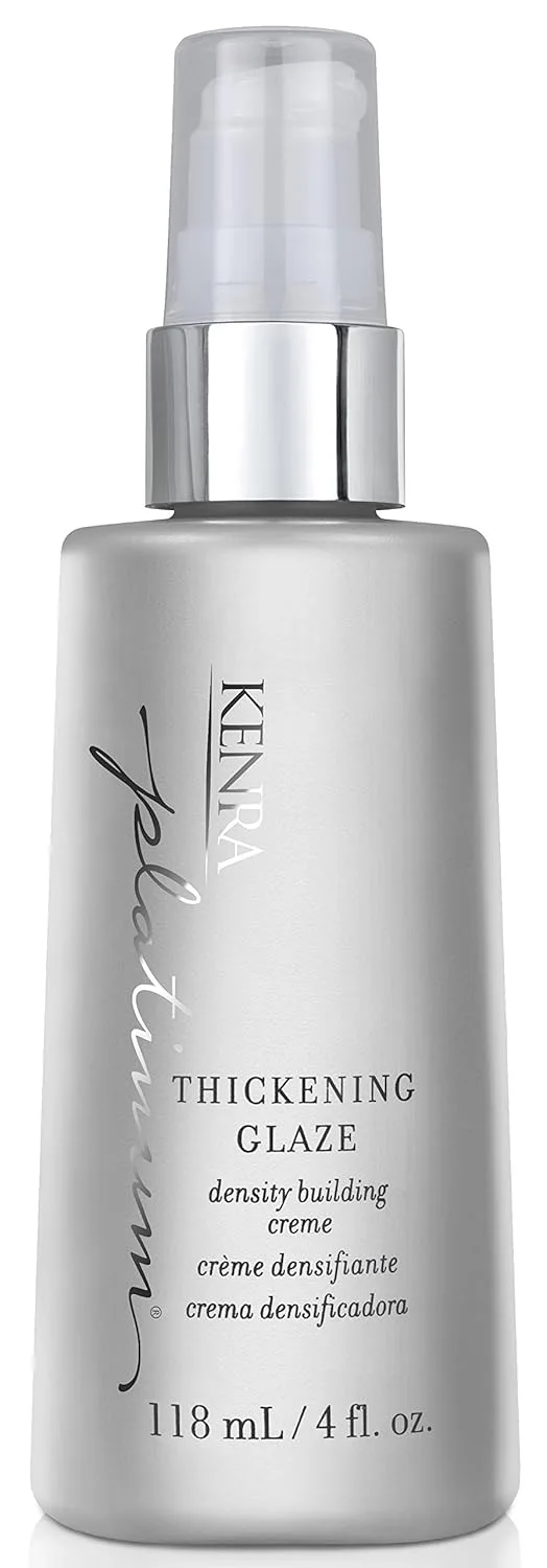 Kenra Platinum Thickening Glaze, стайлер для объема, придает пышность и густоту, легкое кондиционирование, создает плотность для густых и здоровых причесок, для всех типов волос 118 мл (1 шт.)