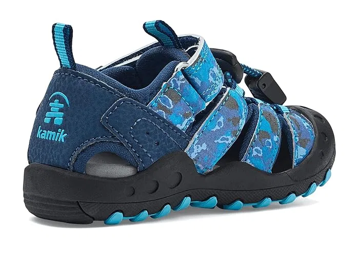 Сандалии водонепроницаемые Crabprint Kamik Kids, Blue — фото 4