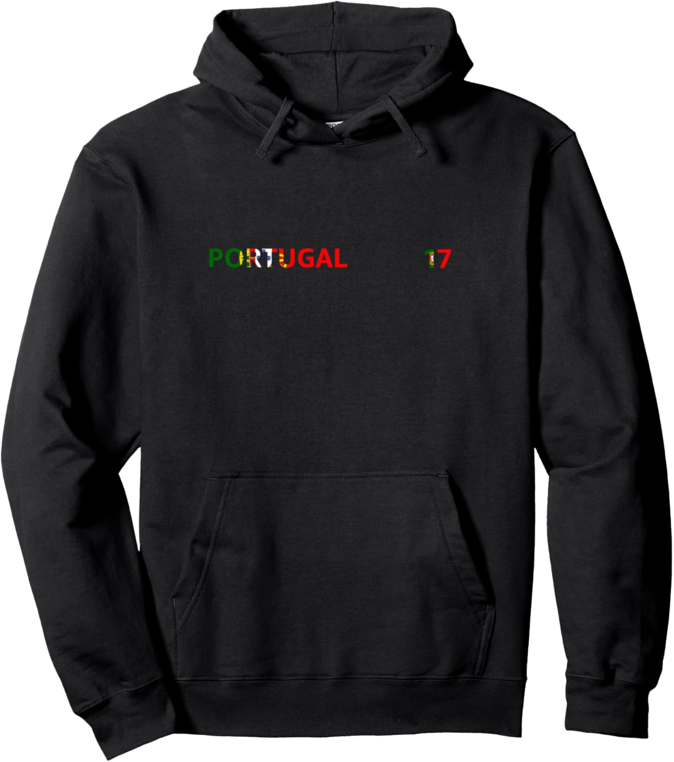 

Толстовка с флагом Португалии Portugal, черный