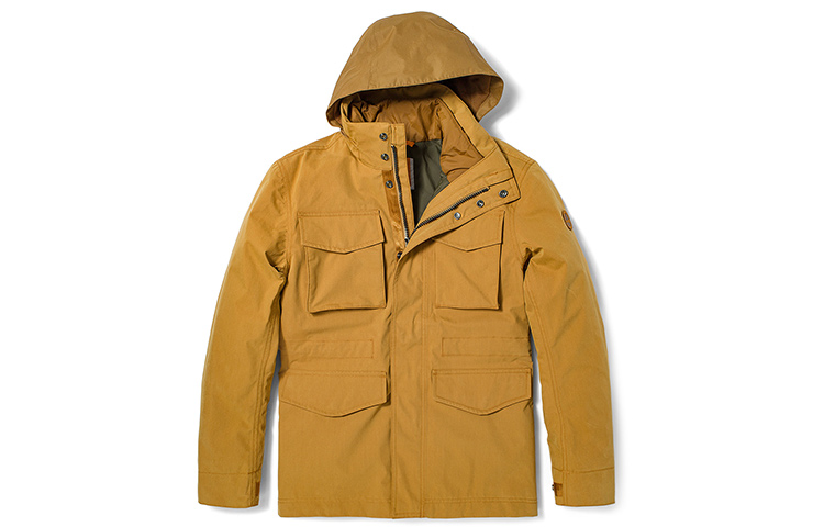 

Зимняя мужская куртка-пуховик пшеничного цвета Timberland, Wheat