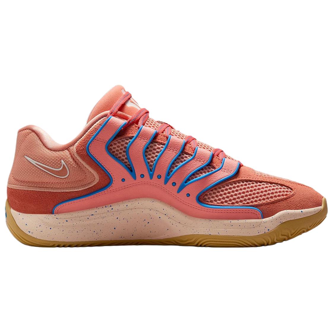Кроссовки баскетбольные низкие KD 18 Abrasion Resistant мужские Atomic Pink Nike, розовый — фото 2
