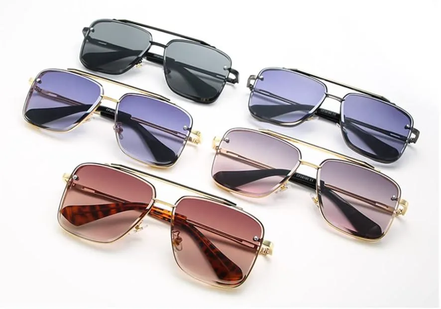 

Большие мужские солнцезащитные очки, женские солнцезащитные очки в стиле ретро, ​​мужские очки с защитой от УФ-излучения UV400 и зеркальными линзами LANGSER, 4