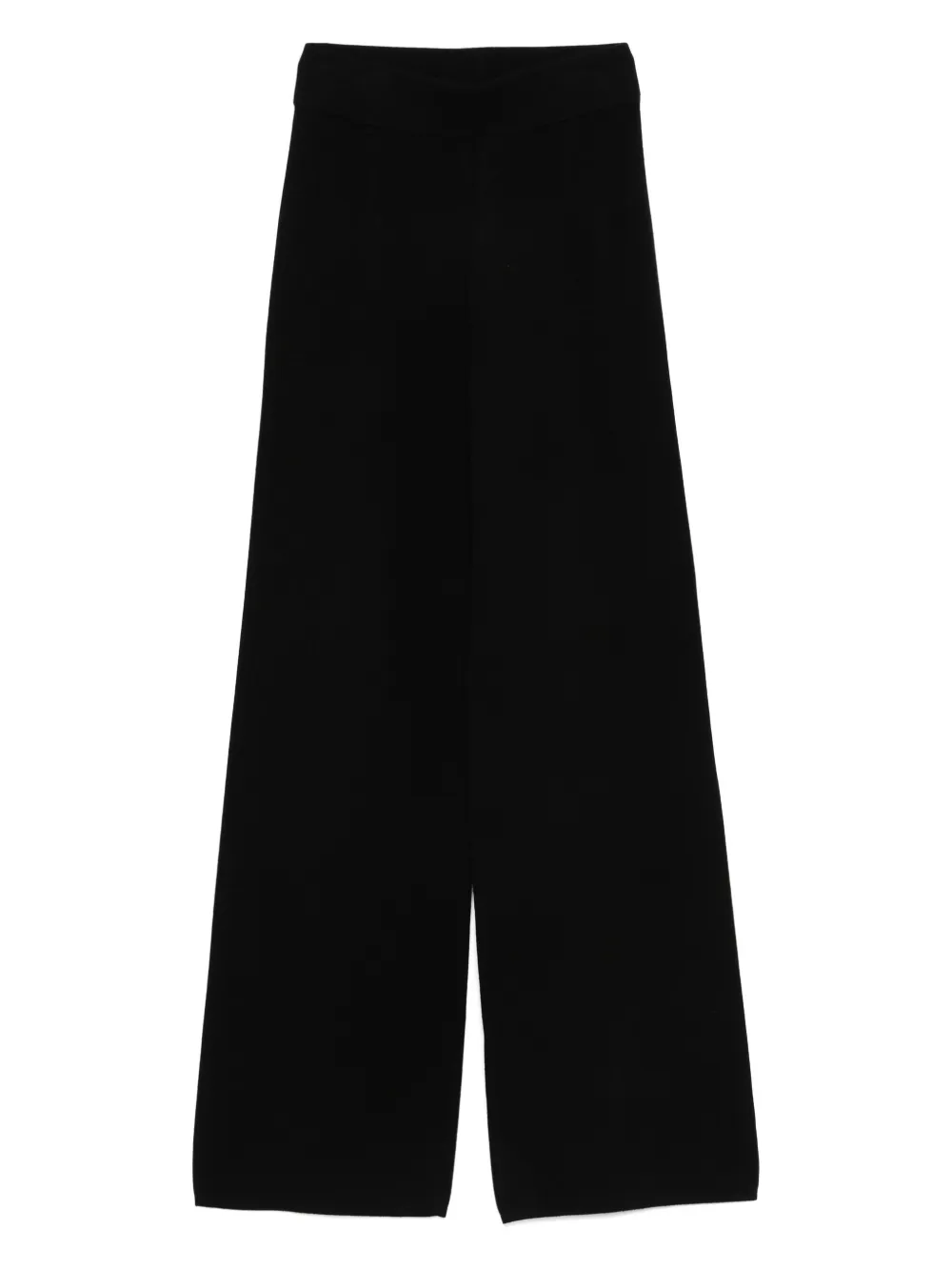 

Брюки-палаццо с резинкой на талии MAX MARA, черный