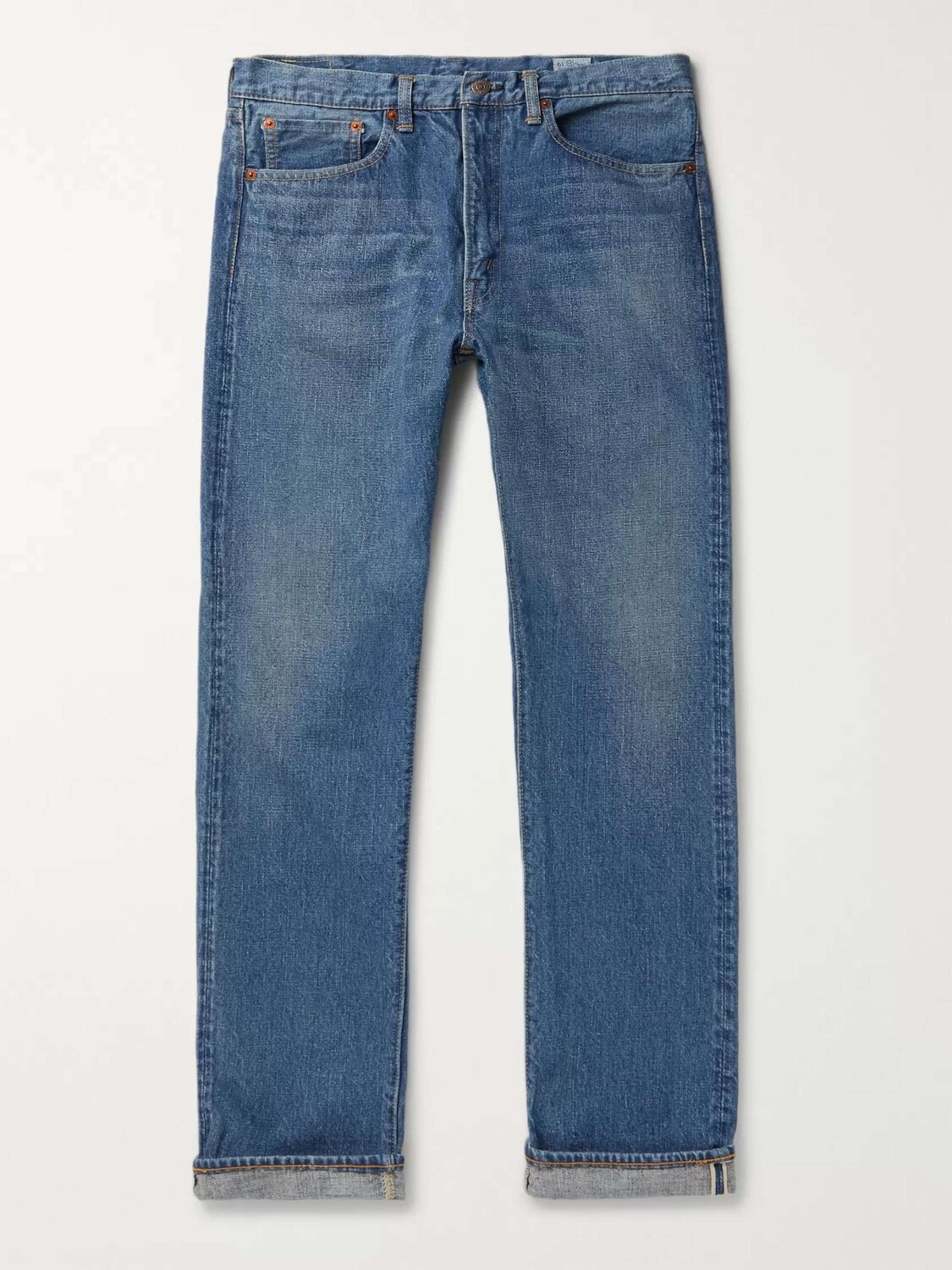 

Джинсы 1Slim Fit из денима селвидж ORSLOW, синий