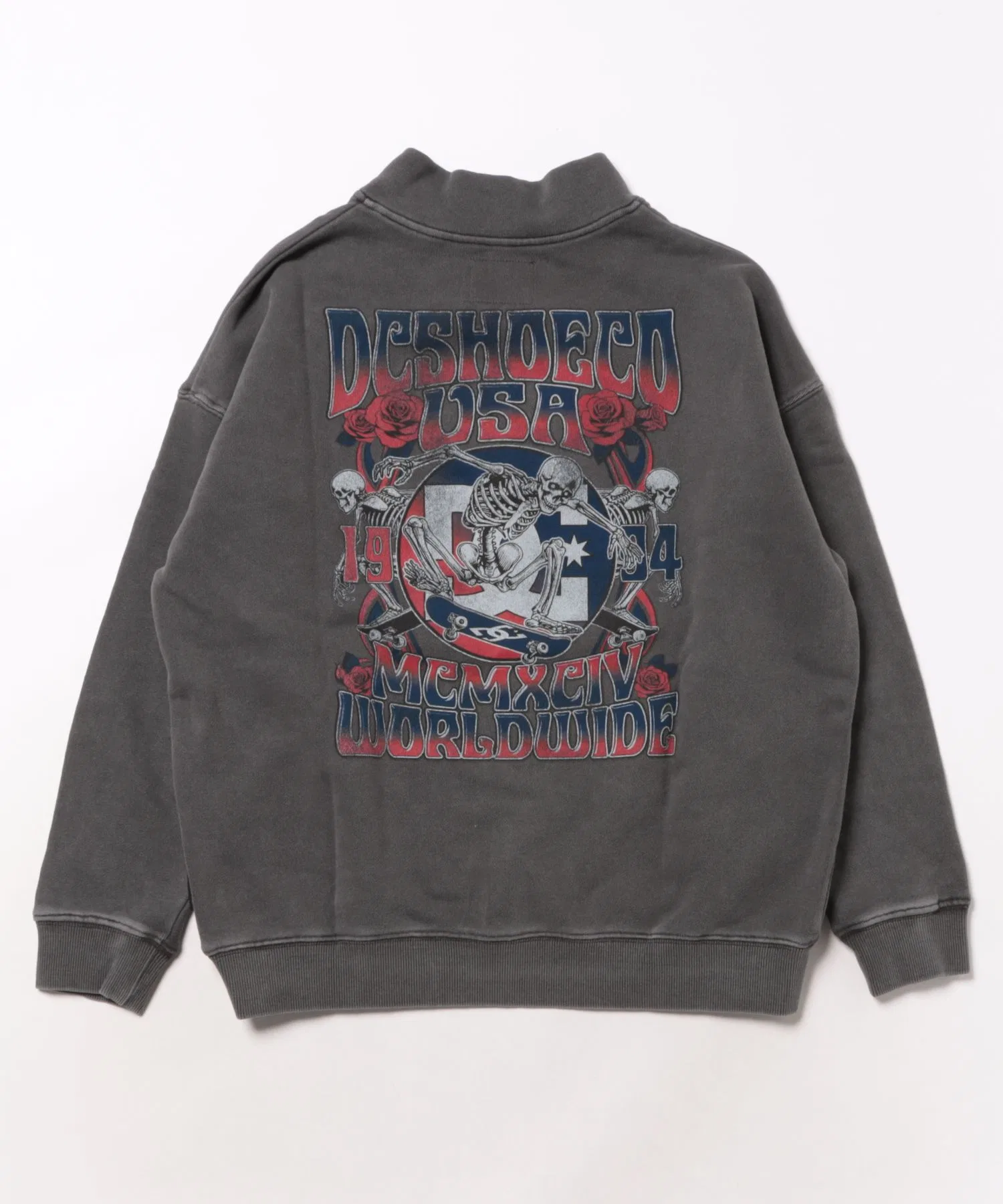 Детская толстовка с застежкой-молнией до середины груди 25 KD ROCK SKULL HAL/DC — фото 2
