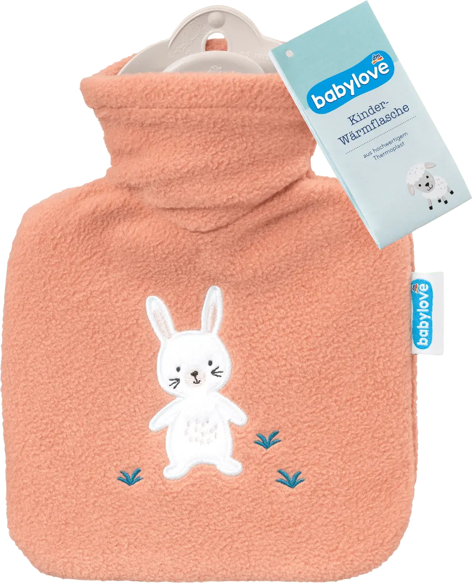 

Детская грелка кролик красно-оранжевая 1 шт. babylove