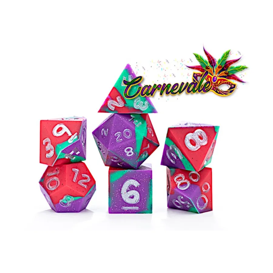 

Поликомплект - Карнавал (7), Silicone Dice (Gate Keeper Games)