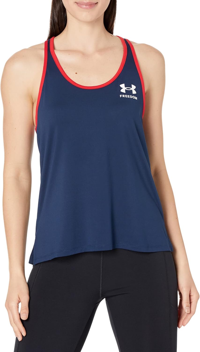 

Under Armour Freedom Knockout Tank, Academy/White