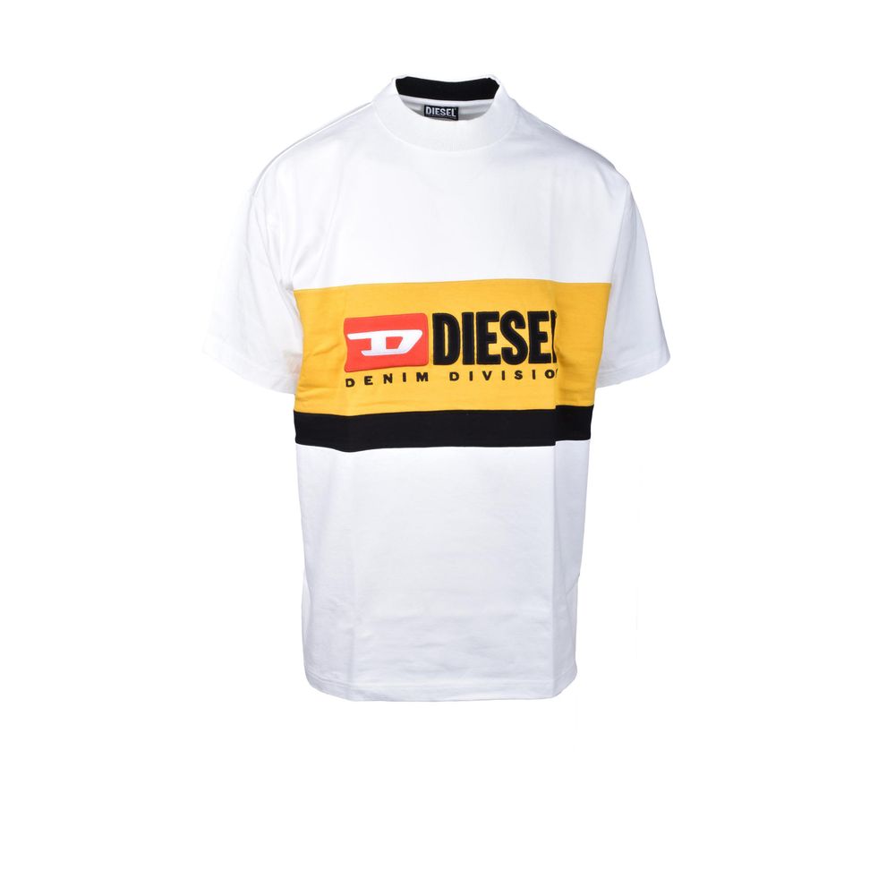 

Белый хлопковый свитер Diesel