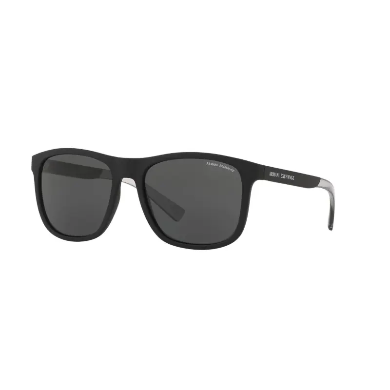 

Солнцезащитные очки AE Plate Frame Square, унисекс, темно-серые ARMANI EXCHANGE, Matte Gray-818087