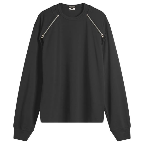 

Рубашка с длинным рукавом на молнии Comme Des Garçons Homme Plus, черный
