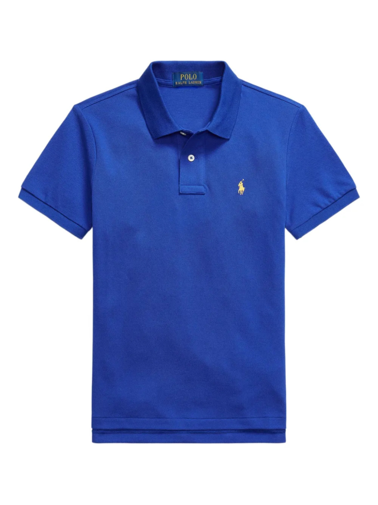 

POLO RALPH LAUREN KIDS рубашка поло с вышитым логотипом, синий