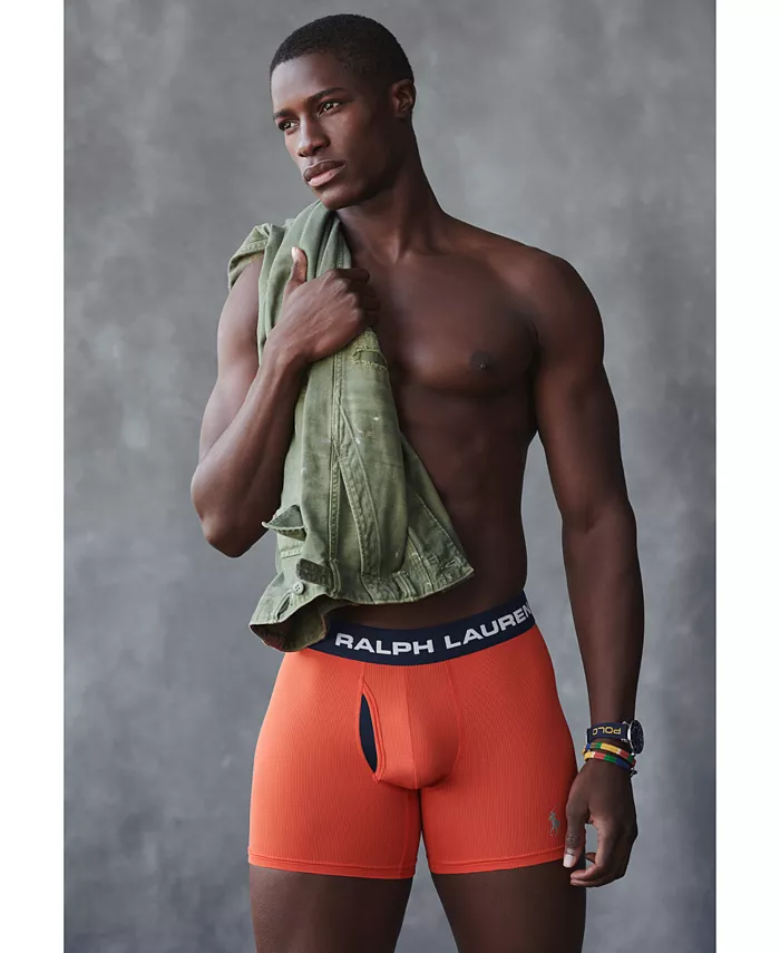 Комплект трусов Polo Ralph Lauren Perfect Pouch Boxer, 3 предмета, мультиколор — фото 4
