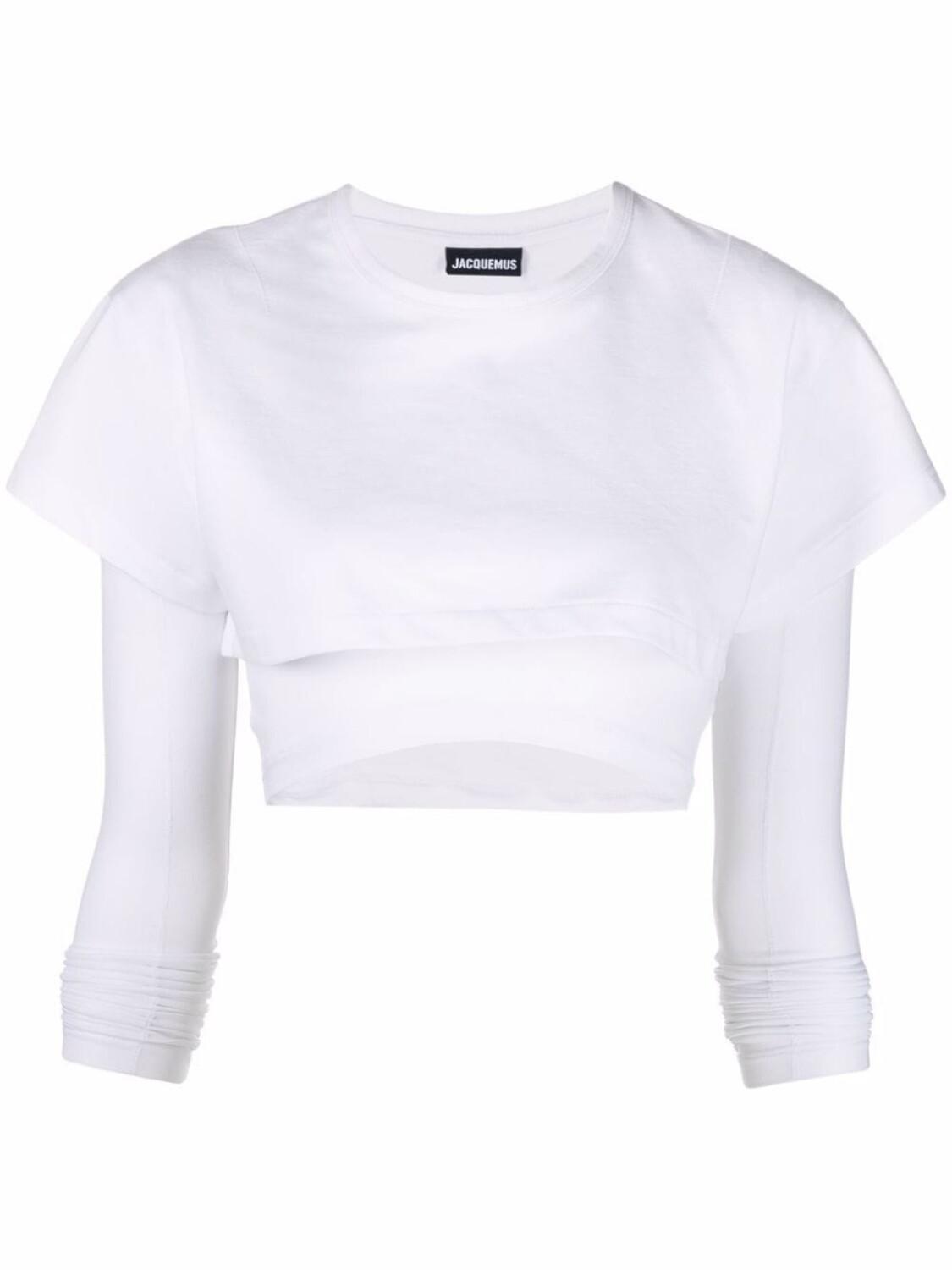 

Jacquemus многослойный топ Le Double T-shirt, белый