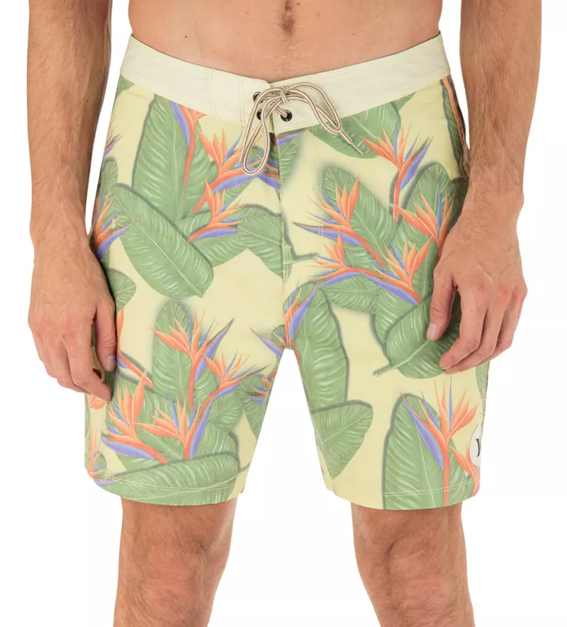 

Мужские шорты Hurley Phantom Naturals Tailgate 18 дюймов, цвет Heavenly Yellow