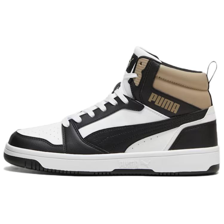 

Кроссовки Puma REBOUND Skateboarding Shoes Unisex High-top Black/white, черный/белый