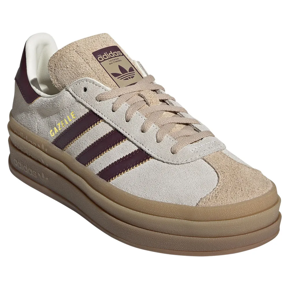 Кроссовки adidas Originals Gazelle, бежевый — фото 4