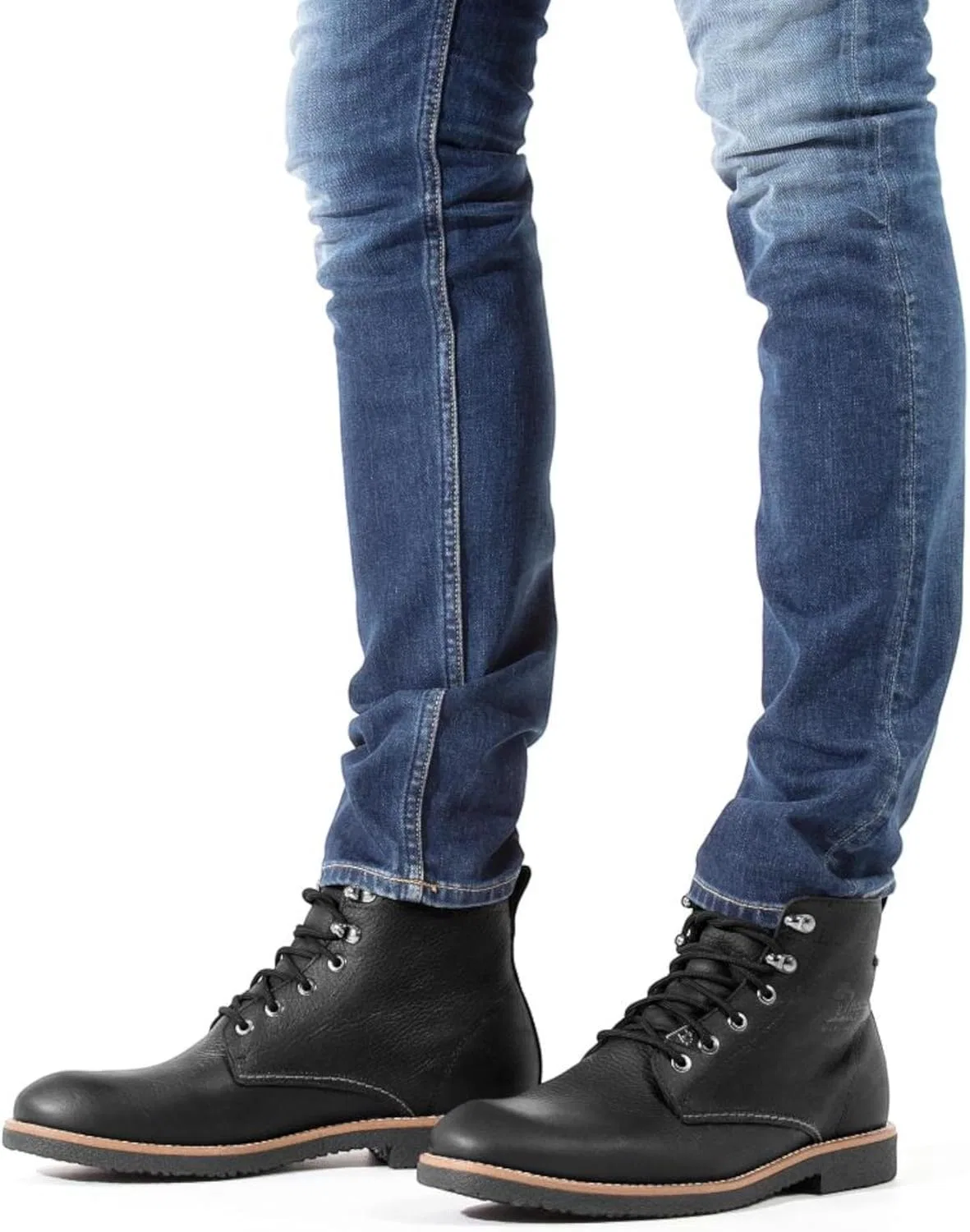Мужские классические коричневые кожаные ботильоны Panama Jack Glasgow GTX C2 — фото 2