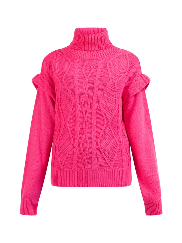 

Женский вязаный свитер розового цвета myMo