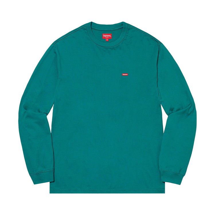 

Футболка Supreme Small Box Long-Sleeve Tee Teal, бирюзовый