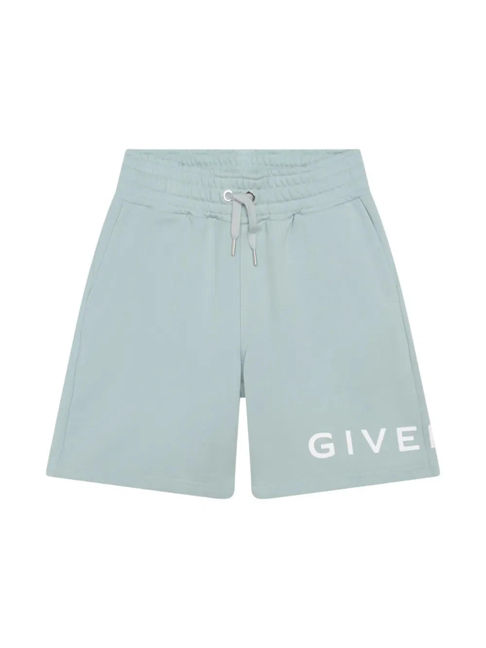Бермуды с принтом в стиле 4G Givenchy Kids, синий