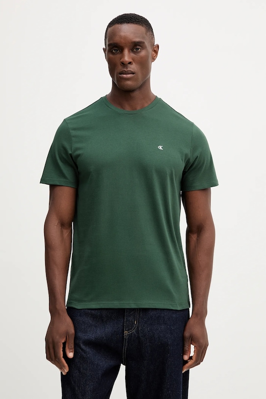 

Хлопковая футболка Calvin Klein Jeans, зеленый