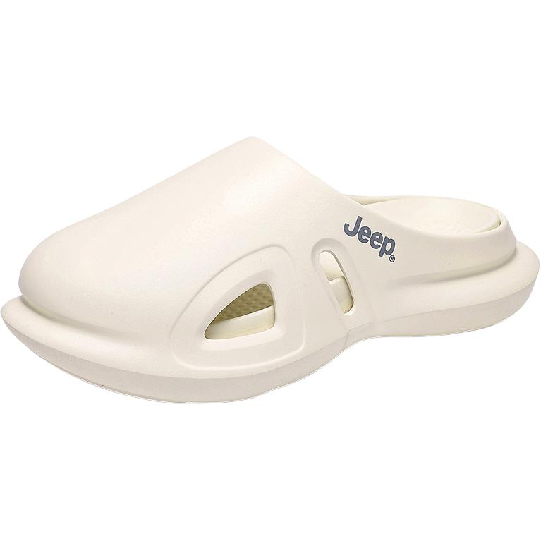 

Jeep Мужские тапочки с закрытым носком, устойчивые к истиранию, Sugar White