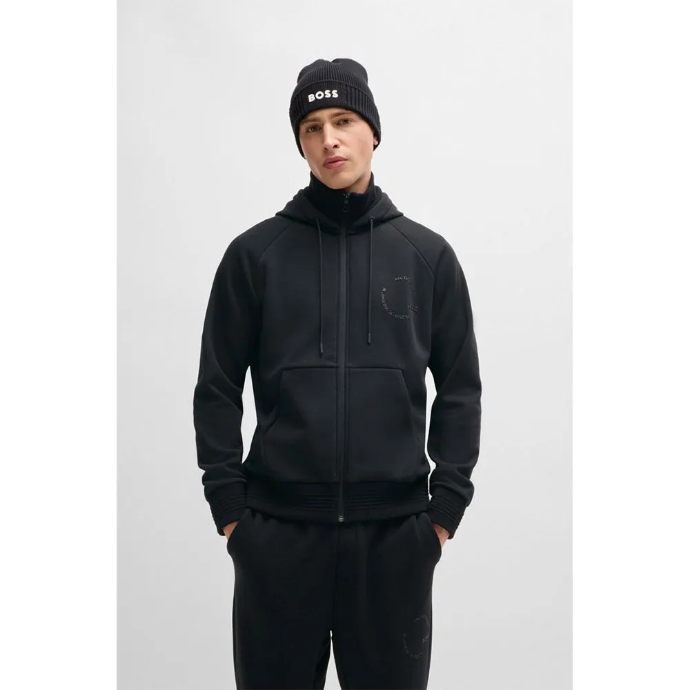 

Толстовка BOSS Snuggel full zip, черный