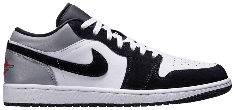 

Кроссовки Air Jordan 1 Low SE 'White Black Matte Silver', белый
