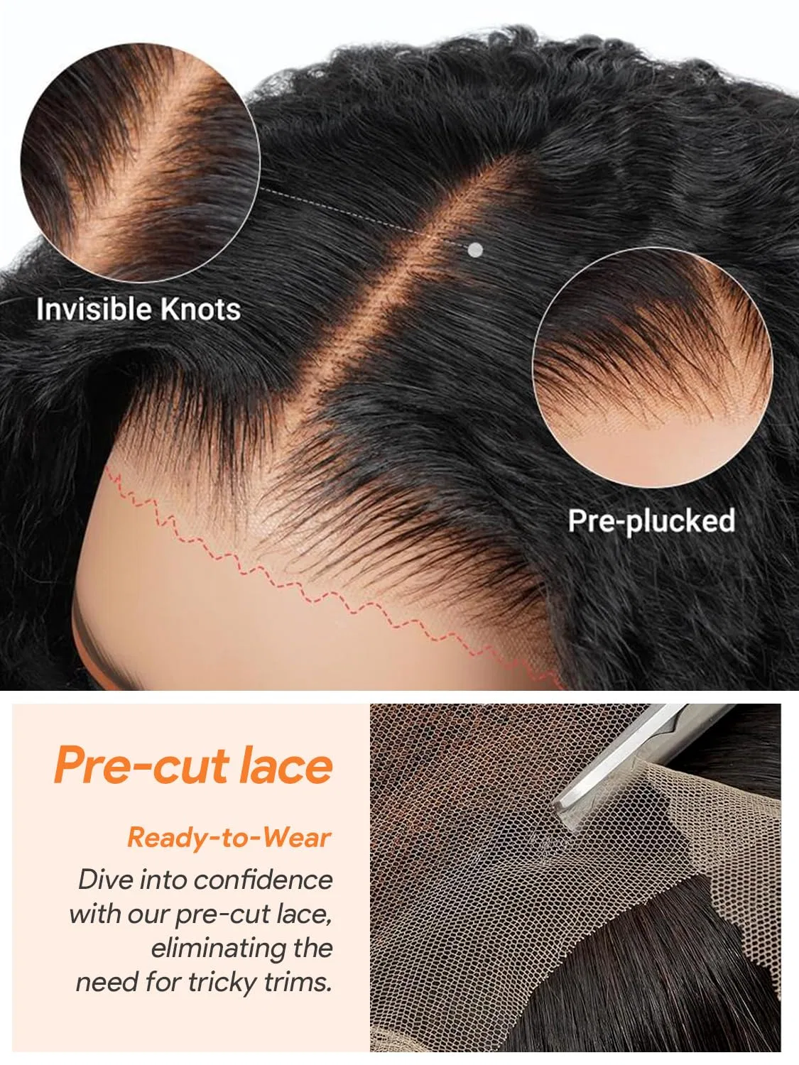 Женский парик Oxeyegirl из натуральных волос Kinky Curly Afro 20 дюймов, 180% плотность Oxeyegirl — фото 3