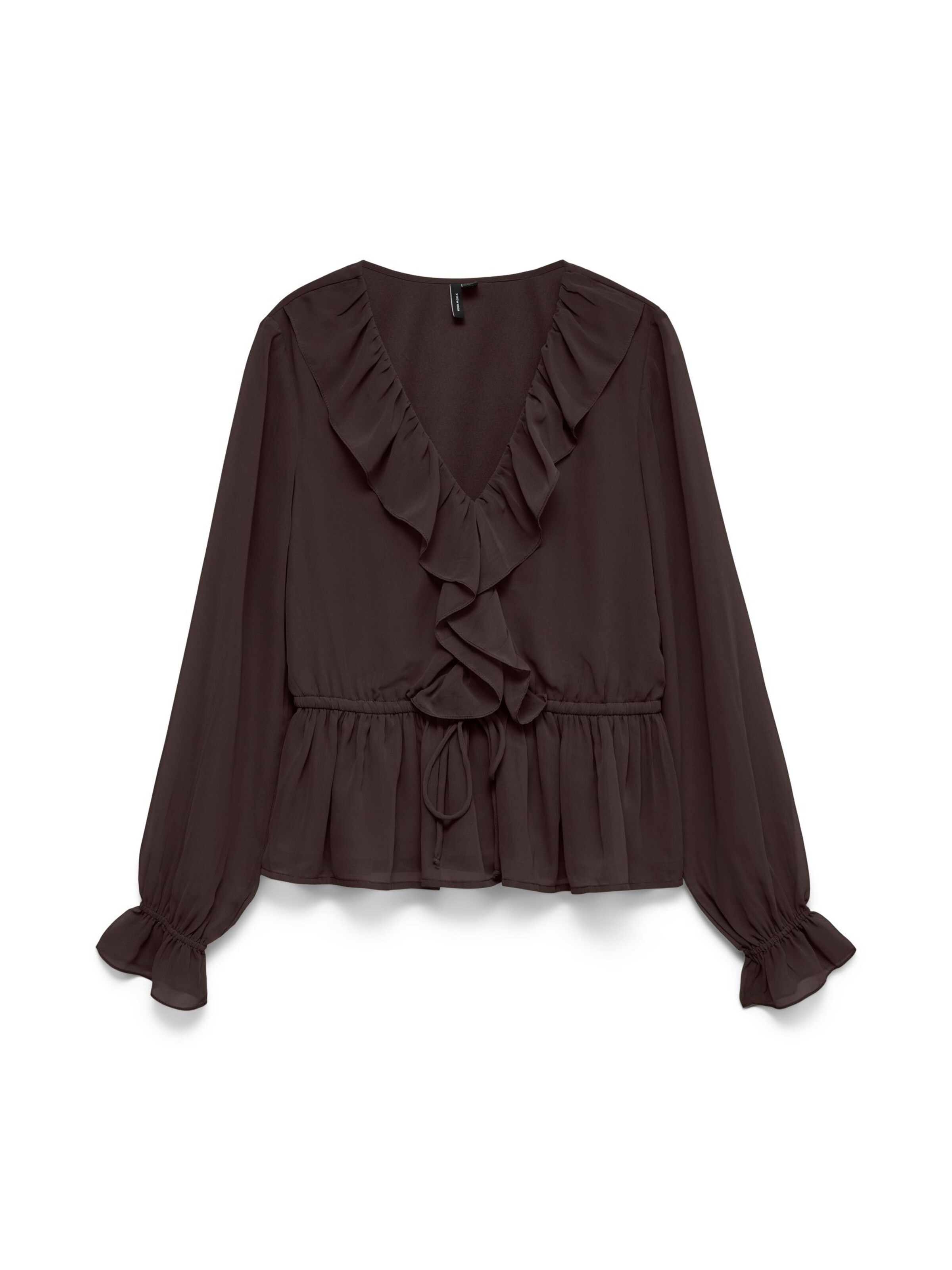 

VERO MODA Блузка 'VMDora' в темно-коричневом цвете