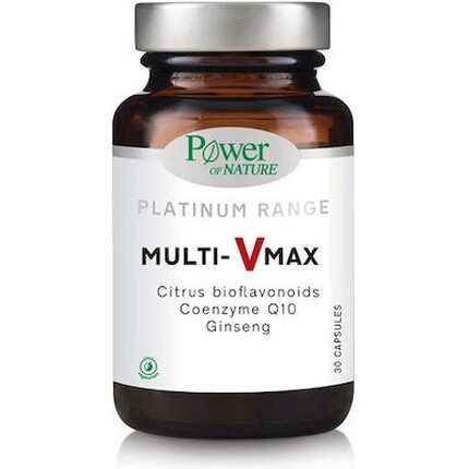 

Power Of Nature Platinum Range Multi-Vmax Пищевая добавка для восполнения дефицита витаминов - минералов - микроэлементов, 30 капсул Power Health