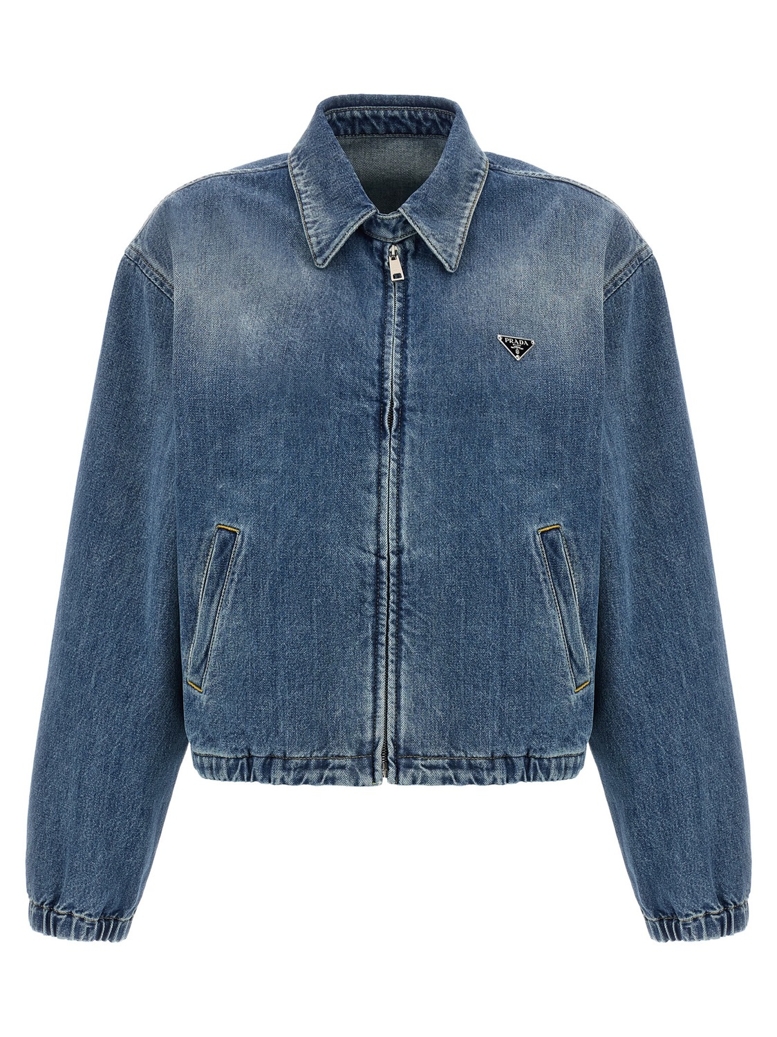 

Джинсовая куртка Prada, голубой