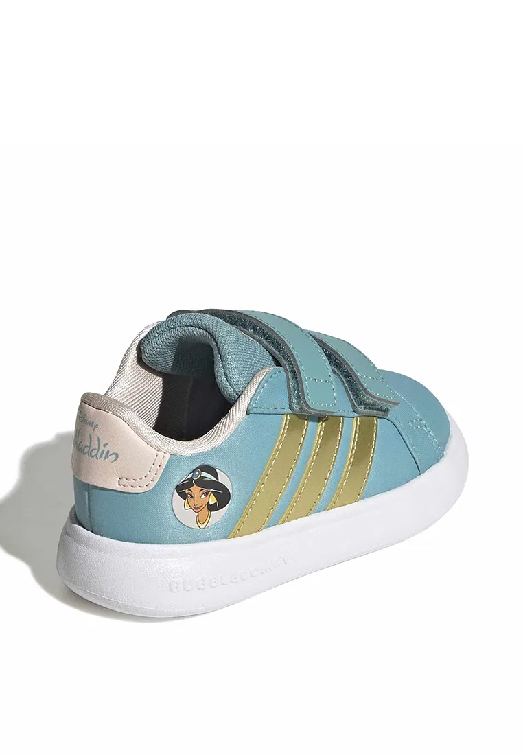 Кроссовки детские, Disney, Adidas, Grand Court 3.0, бирюзовый — фото 3