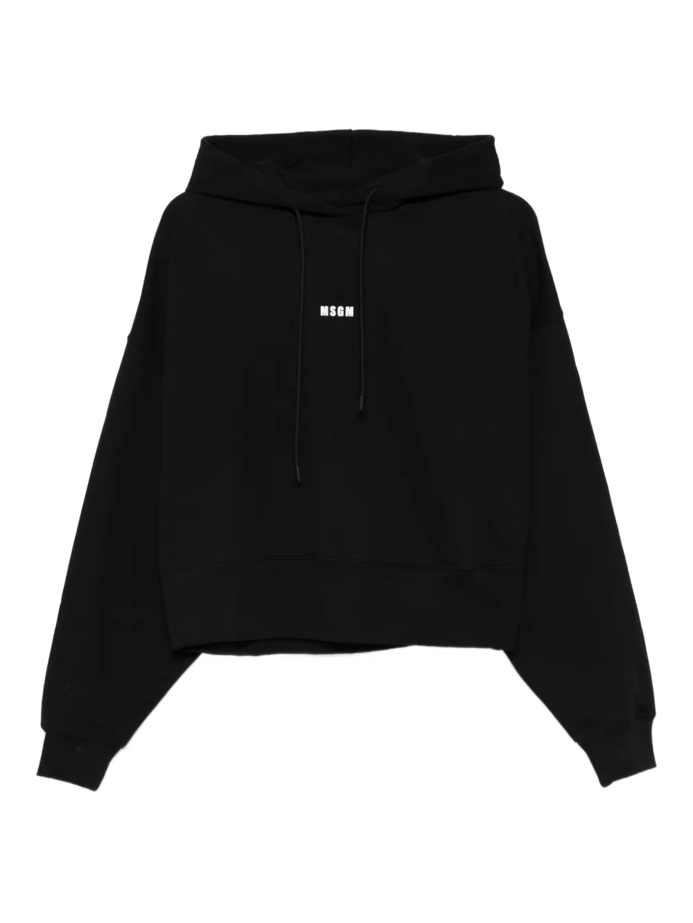 

Толстовка с капюшоном и логотипом MSGM, черный