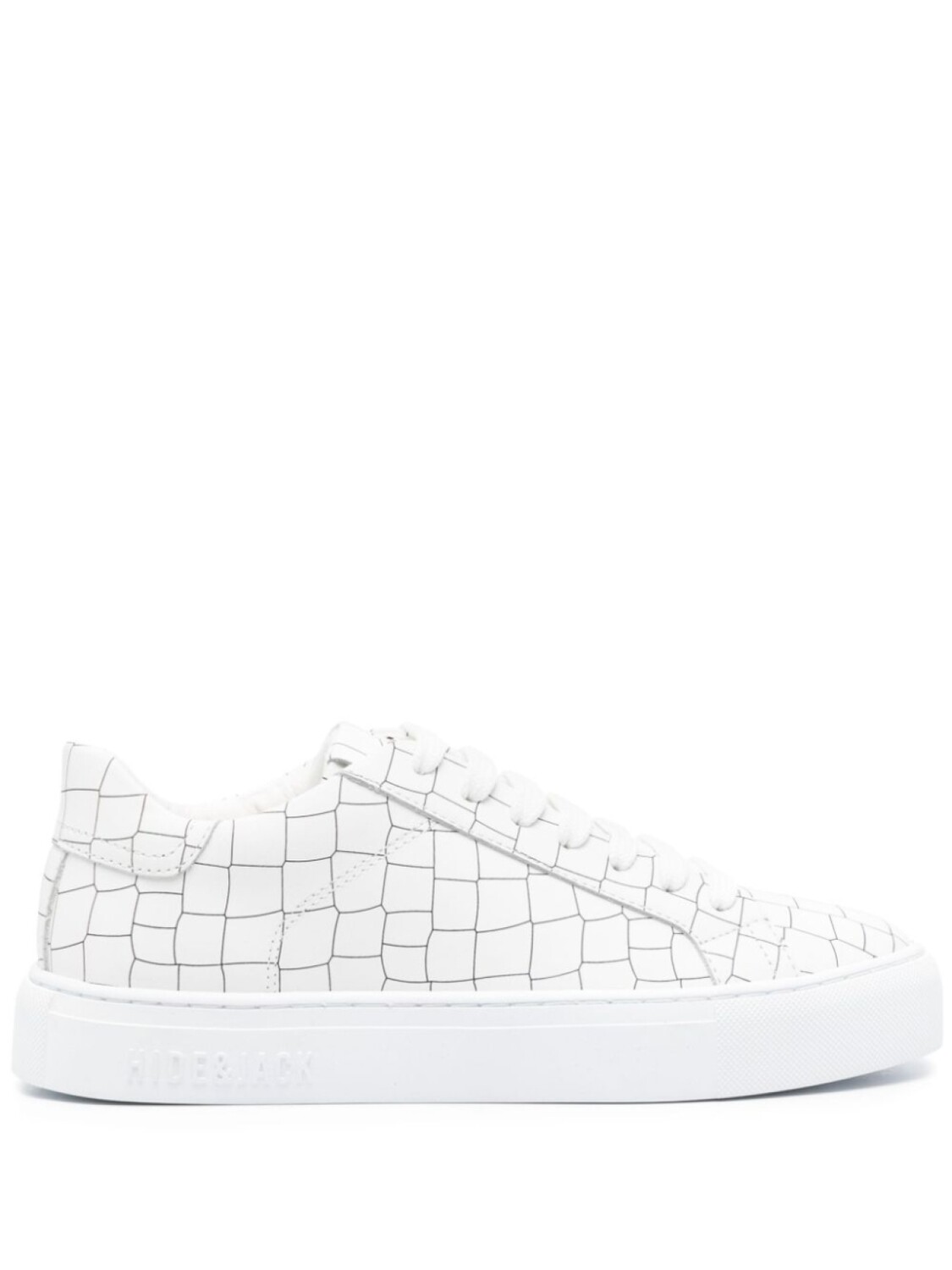 

Hide&Jack фактурные кроссовки Essence Croco, белый