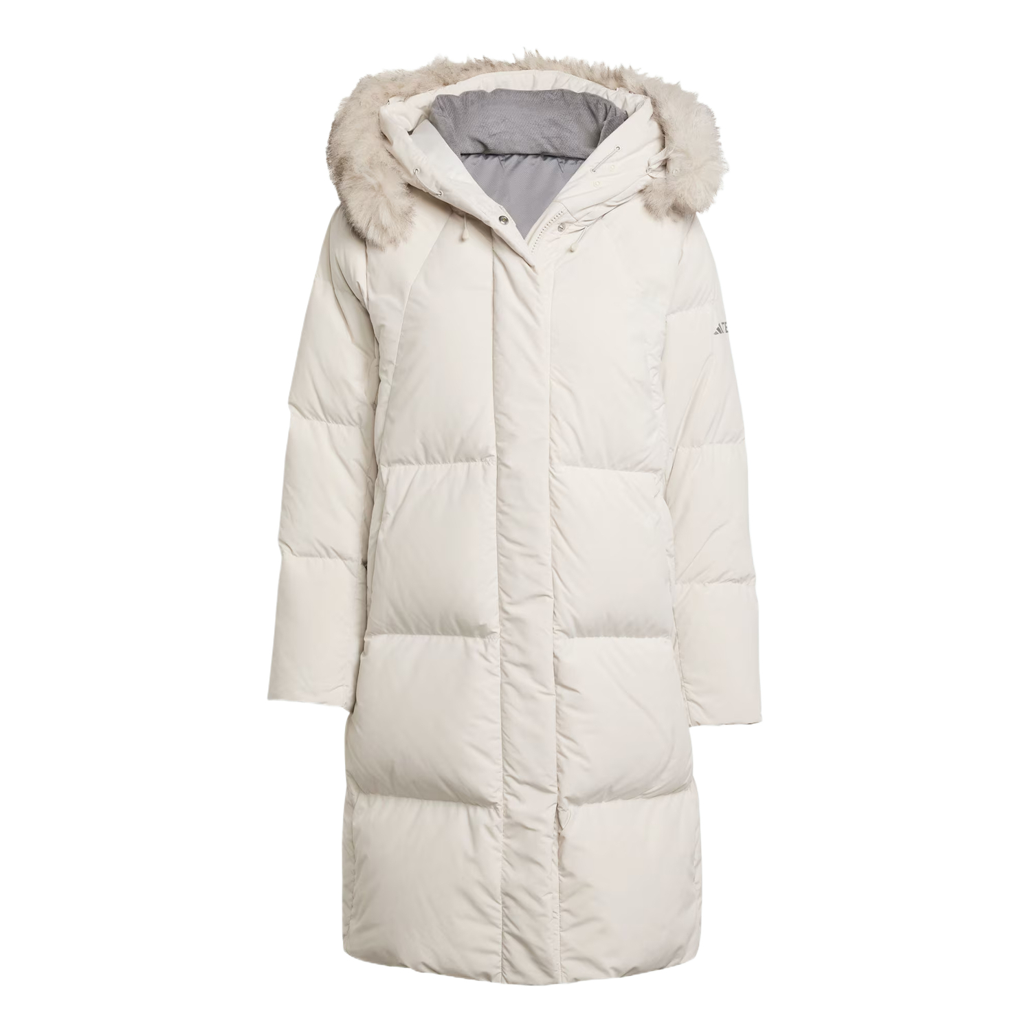 

Куртки и пальто XPLORIC Down для женщин Adidas, коричневый/светло-серый/серый