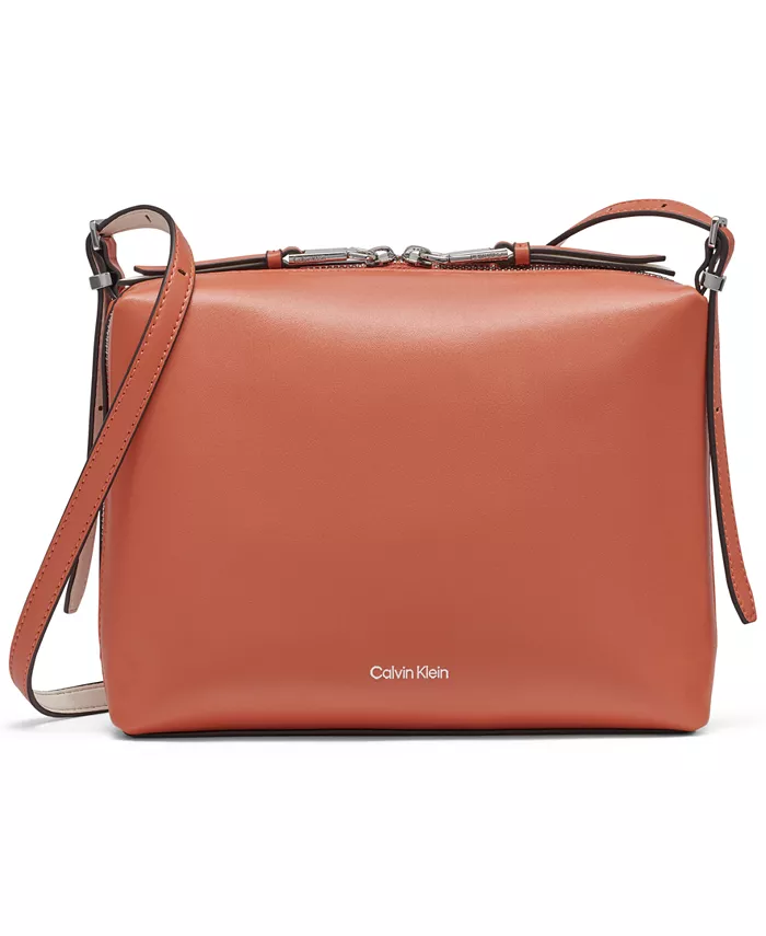 

Сумка кросс-боди Lowen Top с молнией Calvin Klein, оранжевый