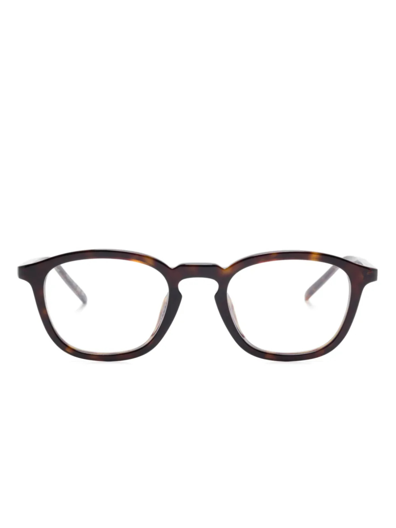 

Очки в квадратной оправе Saint Laurent Eyewear, коричневый
