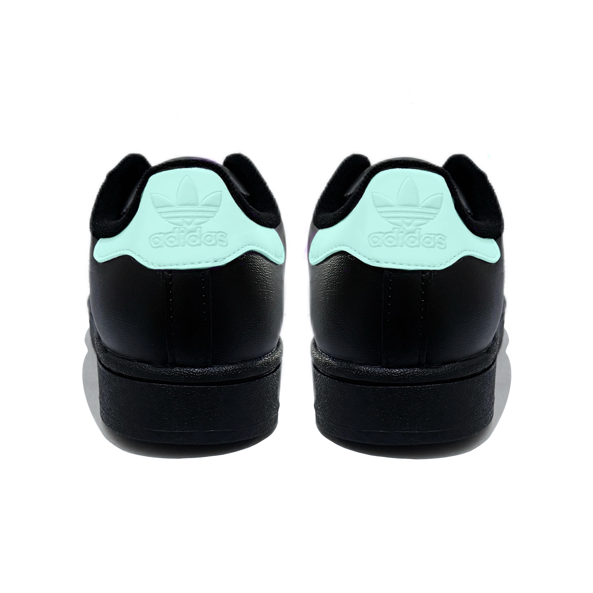 Детские кроссовки для скейтбординга Superstar 2 для начальной школы Adidas Originals, Cyan — фото 4