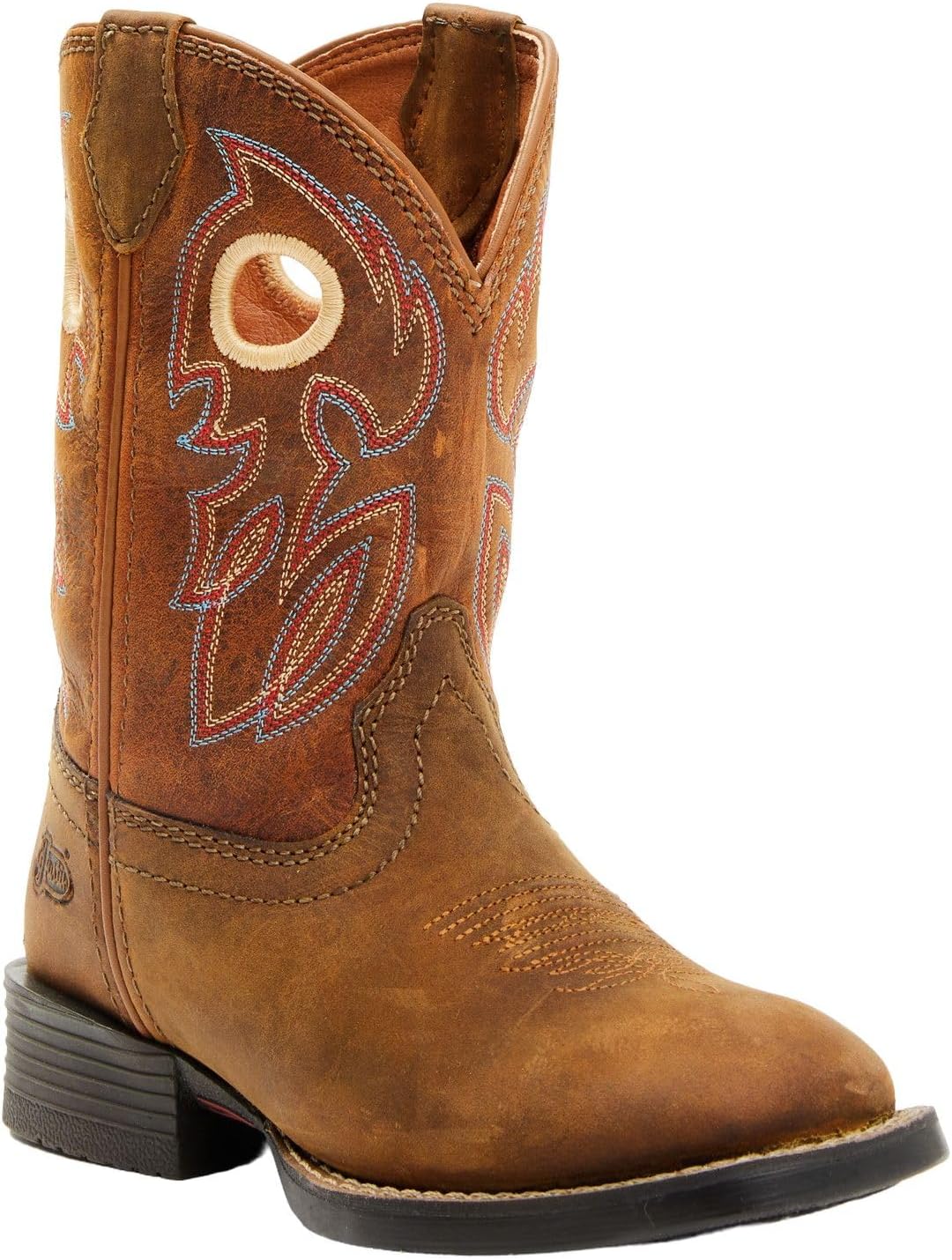 

Детские вестерн-бутсы Justin Bowline Junior- прочная и стильная обувь для активных детей, идеально подходит для игр на свежем воздухе, Hazelnut