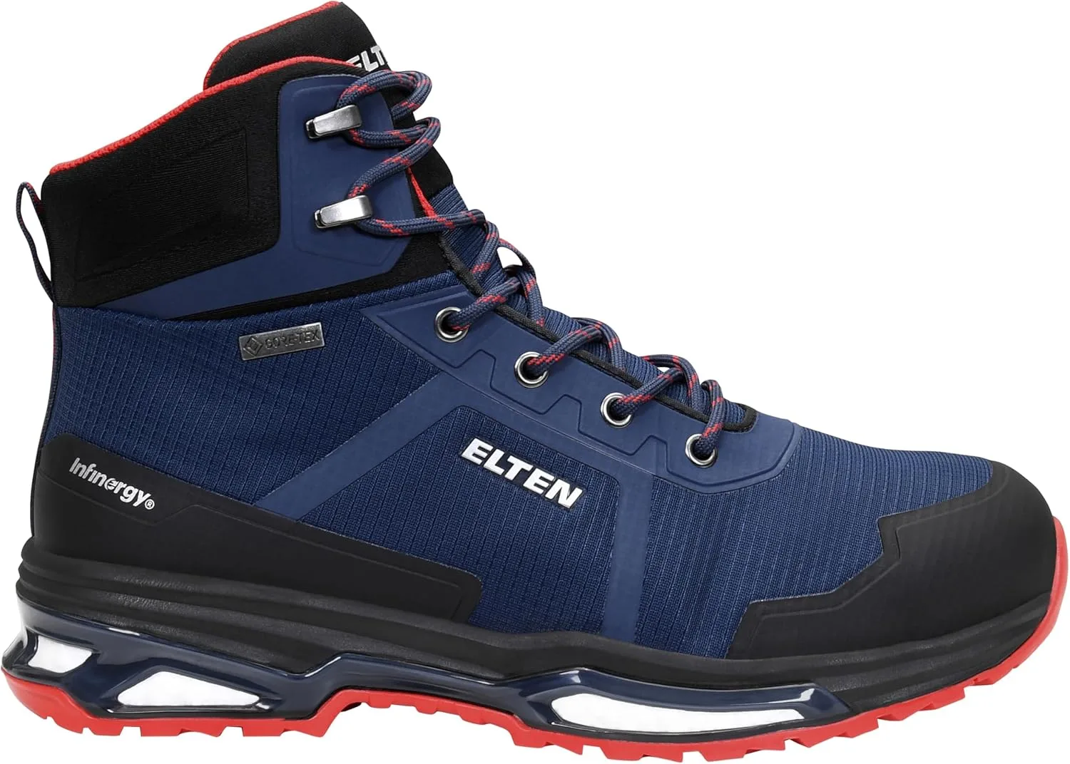 Защитные ботинки ELTEN Unisex Bente Xxe Gtx Blue Mid Esd S3, синий — фото 2
